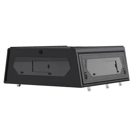 Hardtop Contour noir/ lisse avec fenêtre latérale pour Jeep Gladiator 2019+ Alu-Cab